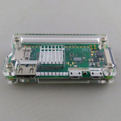 Raspberry pi zero W transparent case