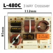 L-480C HIFIDIY LIVE Hi-Fi 3 Way 3 speaker Unit (tweeter + mid +bass ) Speakers audio Frequency Divider Crossover Filters L-380C