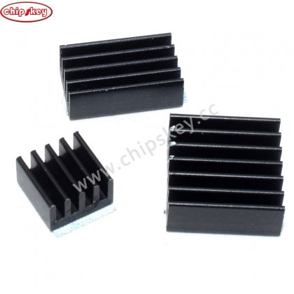 Black Aluminum heatsink For Raspberry PI 4