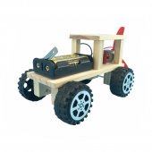 DIY yourself wooden all-terrain vehicle (without battery)