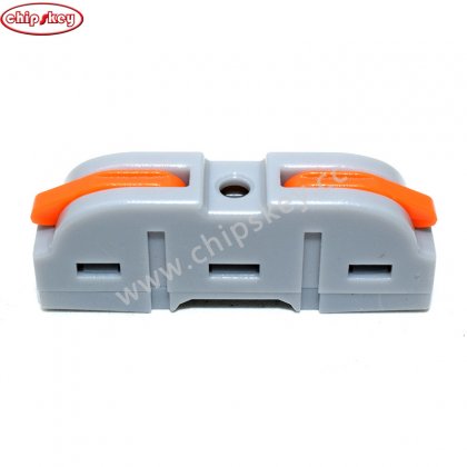 NC-221 Mini Quick Wire Conductor Connector Universal Compact Splicing Push-inTerminal Block 1 in multiple out with fixing Hole