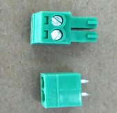 Terminal block – 3.5mm pitch, 2 pin male +female 2EDG-3.5