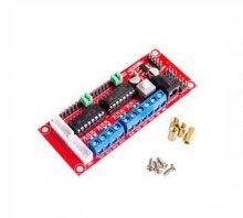 4 DC motor driver module, 4WD car, L293D module / Arduino