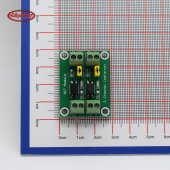 817 optocoupler, 2-Ways voltage isolation board, voltage control switching module drive, optical isolation module