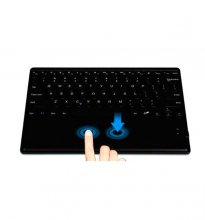 Touchpad Ultra delgado teclado inalámbrico Bluetooth Touch Pad USB 81 teclas delgada portátil para Android de Windows 3.0 Windows XP 7 8