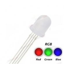 F10 10mm RGB LED Diffused Common Cathode 500pcs/bag