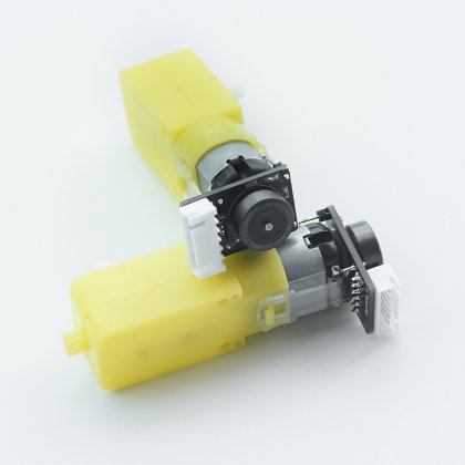 TT Motor With Encoder With wheels Double Shaft
