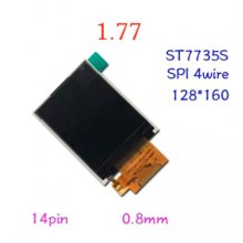 1.8inch ST7735S two lamps in parallel ,128*160, SPI 4wire ,18pin 0.8mm
