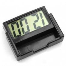 Mini Car Dashboard Digital Clock Vehicle Self-Adhesive Clock with LCD Time Day Display Automotive Stick On Watch for Cars Gift