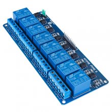8-channel relay module with optocouplers, relay control panels, PLC relay