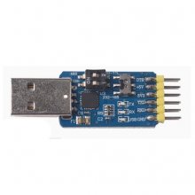 6 in 1 multifunctional USB to serial/CP2102 module USB to TTL serial UART flashing upgrade board STC downloader