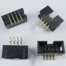 8 Pins 2x4 Box Header Connector IDC Male Sockets Right Angle 2.54mm