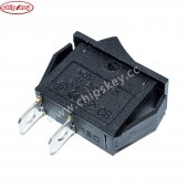 KCD3 Black Round Switch/KCD3/2pins I/O 15A 250V Switch