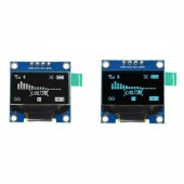 GVSS 0.96" inch IIC/I2C Communication 12864 OLED Blue Yellow Dual Color LCD Module 4pin