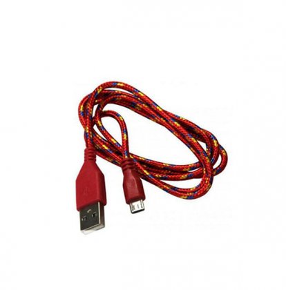 Micro usb tensile braided roping 1Meter