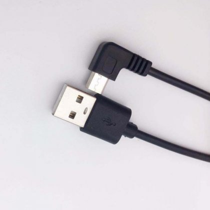 30CM Micro USB 90 degree 4 core Cable