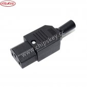 Female socket connector 230V 10A