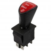 Forward-Stop-Back DPDT 6Pin Latching Slide Rocker Switch AC 250V 16A AC 125V 20A KCD4-604-6P Car Switch Accessories