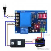 XH-M602 Digital Control Battery Charging Control Module AC 220V Lithium Storage Battery Charger Control Switch