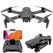 Version 4: 2 camera,1 in Front can Adjustable and another in Bottom , 4K HD aerial photography /Flying 300 meters, image transmission 150 meters /125*77*55mm HD Folding Drone