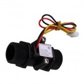 Black YF-S201C G1/2 DN15 3.5-24VDC 1-30L/Min Water Flow Sensor