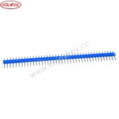 Blue 1*40 2.54 Gold-plated copper, male pin header,ROHS 200pcs/Bag