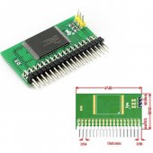 NorFlash Board (B) S29GL128P 128M Bit NorFlash module Memory Storage Module Development Board Kit