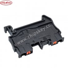 Black Din Rail Terminal Block PT-2.5 Push In Terminal Connector Spring Screwless Electrical Wire Conductor Terminal Block PT2.5