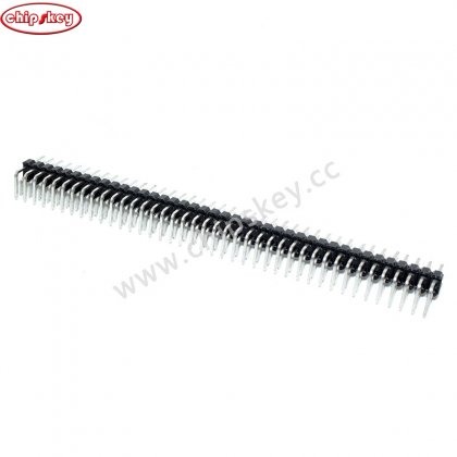 Bend Header Pin Male 2.54 2*40