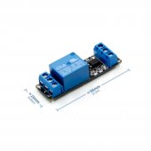 5V 1 way electromagnetic relay module / optocoupler isolation low level trigger / PLC control drive board