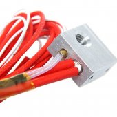 MK7/MK8 Heating Aluminum Block With Brass Thermistor and Thermocouple For 3D Printer Makerbot