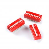 Red 2.54MM DIP 9P Code Switch DS-9 DS9