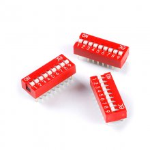 Red 2.54MM DIP 9P Code Switch DS-9 DS9