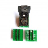 TQFP32 QFP32 LQFP32 TO DIP28 TQFP32 to dip32 adapter socket support ATMEGA8 ATMEGA8A ATMEGA328 AVR MCU chip programmer TL866II