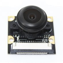 5 Megapixel 160 degree Wide angle NOIR OV5647 Sensor Adjustable Focal Fisheye Lens for Raspberry Pi 3B/3B+