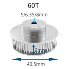 60T W6 B8 GT2 Pulley For Reprap 3D Printers Part