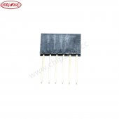 long FEMALE HEADER FEMALE 1 * 6P / 1 * 6P 2.54mm