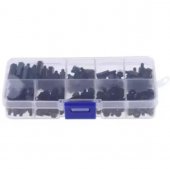 180Pcs M3 Male Female Hex Nylon Spacer Standoffs Screws Nuts Assorted Kit for Arduino Circuit Board and Electronics