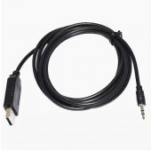 1.8M D-SUB 9-PIN DB9 RS232 TO TRS MINI 2.5MM AUDIO JACK AJ PLUG ADAPTER APC UPS 940-0299A CONSOLE DEBUG CABLE FOR APC AP9630 AP9631