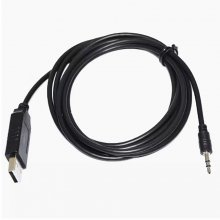 1.8M D-SUB 9-PIN DB9 RS232 TO TRS MINI 2.5MM AUDIO JACK AJ PLUG ADAPTER APC UPS 940-0299A CONSOLE DEBUG CABLE FOR APC AP9630 AP9631