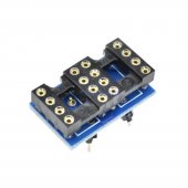 Dual DIP8 to DIP8 Mono Opamp PCB+Pin+Socket For NE5532 OPA2132 OPA627 TL072 P07