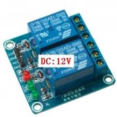 2 Channels 12V High Level Relay Shield With LED