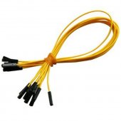 CAB_F-F 10pcs/set 15cm Female/Female Dupont Cable Yellow For Breadboard