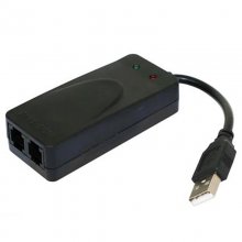 Fax Modem Dual Port USB2.0 56K External Modem Driver for Win 7/Win 8/Win 10/Win XP HT