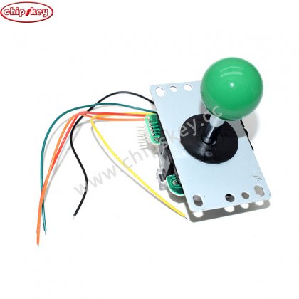 Green 5Pin 8way Long Stick Joystick with Multi Color Ball for Arcade Game Machine Pandora box console