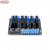 5V 6 Channel SSR Solid-State Relay High Level Trigger With fuse Stable 240V 2A