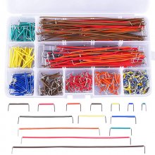 BBJ-840 840 Pieces Jumper Wire Kit 14 Lengths Assorted Preformed Breadboard Jumper Wire