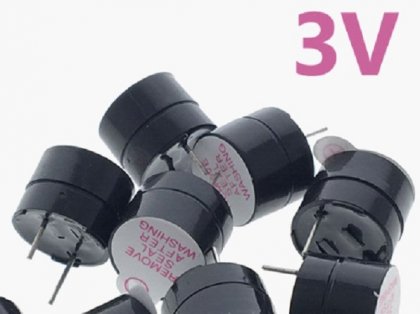 3V Active Buzzer 12*9.5mm TMB12A05