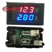 High Voltage 100V 10A Voltmeter Ammeter Blue+Red LED Amp Dual Digital Volt Meter