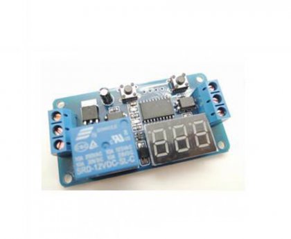 LED Digital Display Cycle Time Delay Module 12V